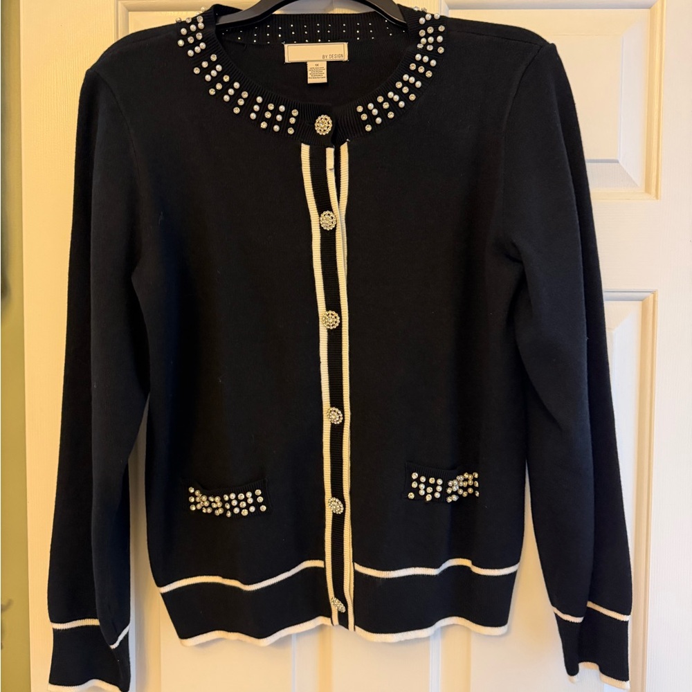 Embellished Women's 1X Cardigan